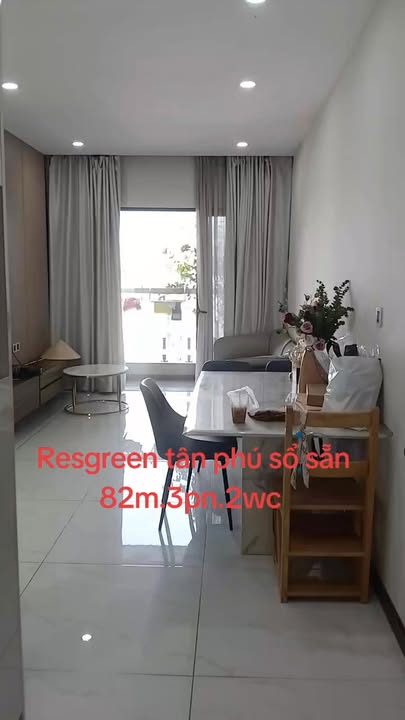 Căn hộ Resgreen Tower Tân Phú 82m² giá 5.3 tỷ - Căn góc hiếm có!