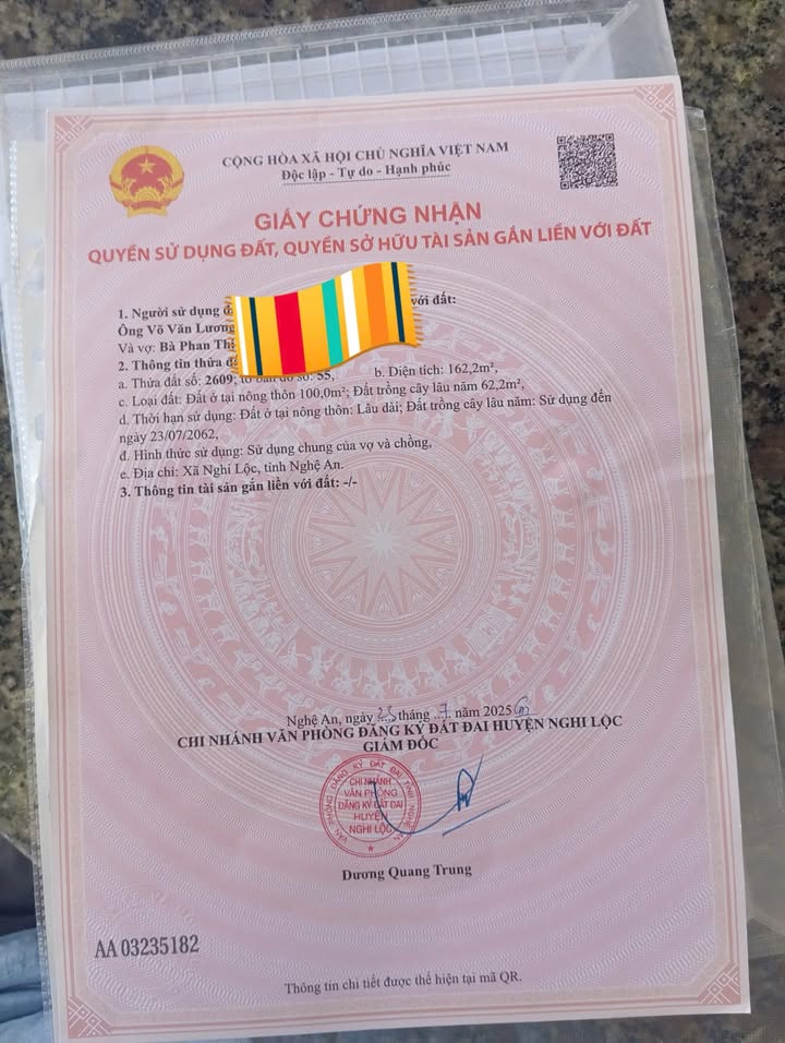 Đất Nghi Trung, Huyện Nghi Lộc 162m² giá 1 tỷ - Đầu tư sinh lời ngay!