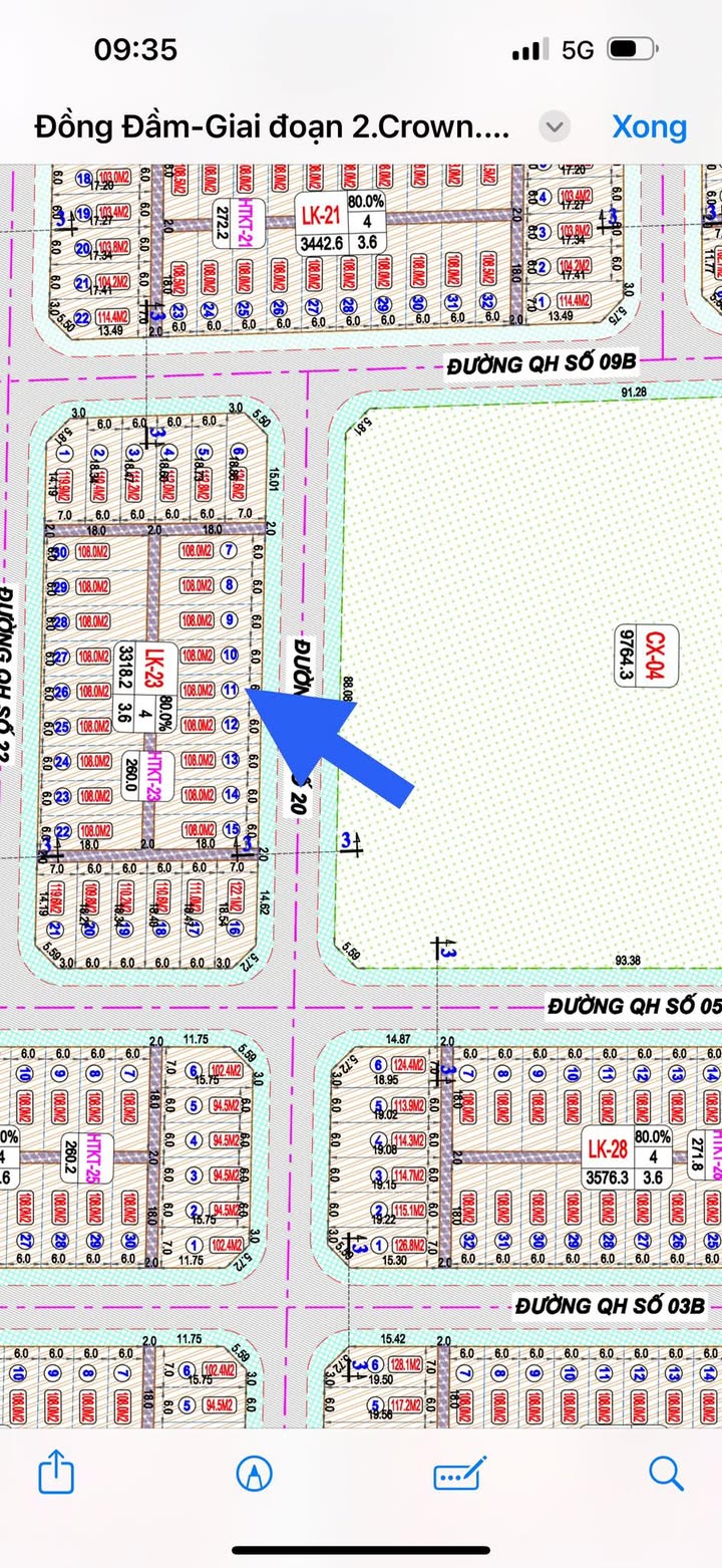 Đất nền KDC Đồng Đầm, Thái Bình 108m² giá thỏa thuận - View công viên thoáng mát!