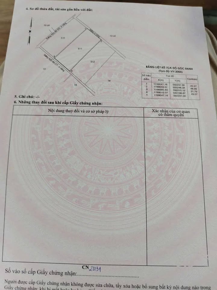 Đất nông nghiệp Bà Điểm 1041m² giá 10,5 tỷ - Hai mặt tiền đường nhựa