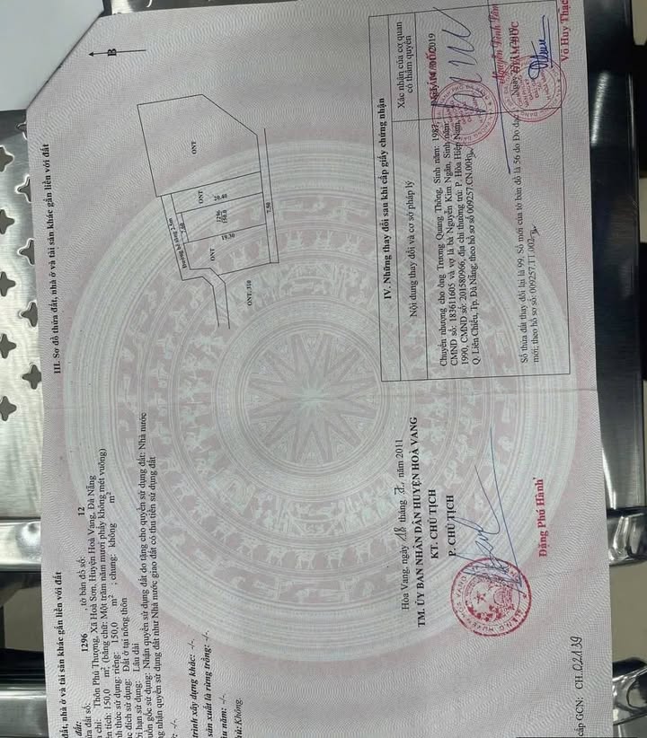 Đất nền Hòa Khánh, Liên Chiểu 150m² giá 1.35 tỷ - Sổ hồng chính chủ!