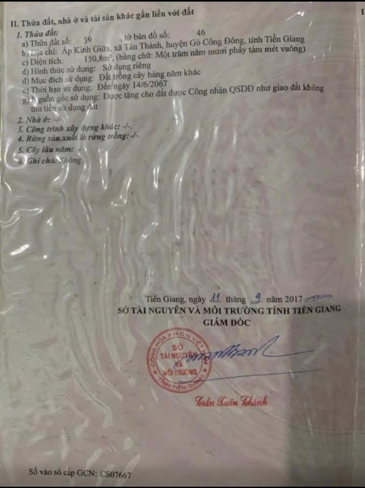 Nhà 150.8m² tại Ấp Kinh Giữa, Gò Công Đông - Giá chỉ 500 triệu