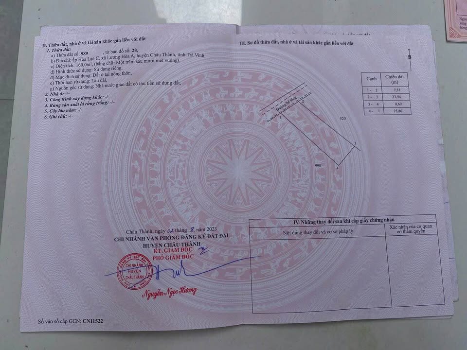 Farm Lương Hòa A 3100m² giá 930 triệu - Cơ hội đầu tư hấp dẫn!