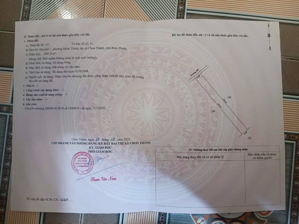 Đất nông nghiệp Khu phố 1, Minh Thành 720m² giá 798 triệu - Đầu tư sinh lời ngay!