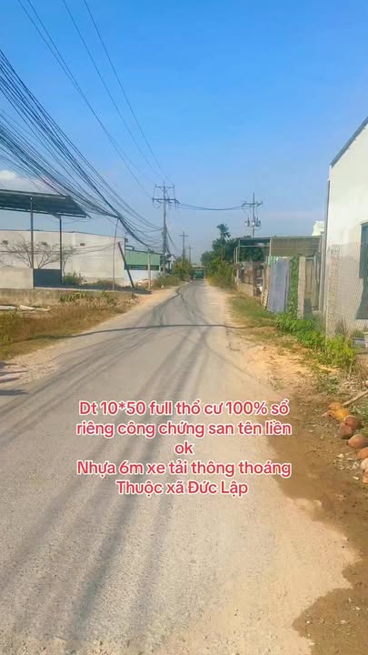 Đất nền xã Đức Lập Hạ 500m² giá 3.5 tỷ - Sổ đỏ chính chủ, thuận lợi cho đầu tư!