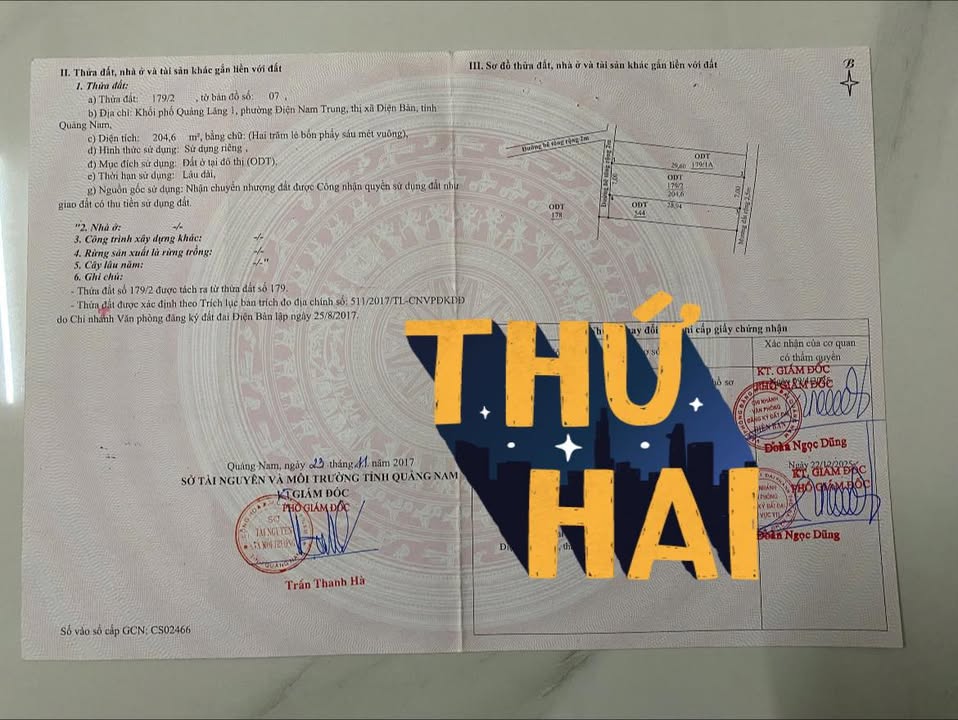 Đất nền Điện Nam Trung 203m² giá 1 tỷ - Đầu tư sinh lời ngay!