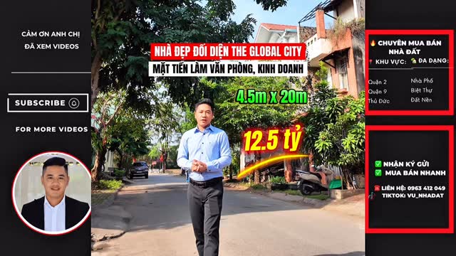 Nhà mặt tiền kinh doanh KDC Nam Long - Quận 9, 90m² chỉ 12.5 tỷ - Đầu tư sinh lời!