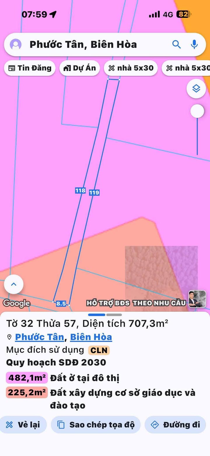 Đất nền 700m² tại Phường Phước Tân, Biên Hòa giá chỉ 850 triệu - Cơ hội đầu tư không thể bỏ lỡ!