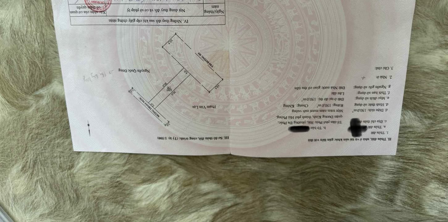 Đất nền Phường Đa Phúc, Quận Dương Kinh 150m² giá 4.5 tỷ - Sổ đỏ chính chủ