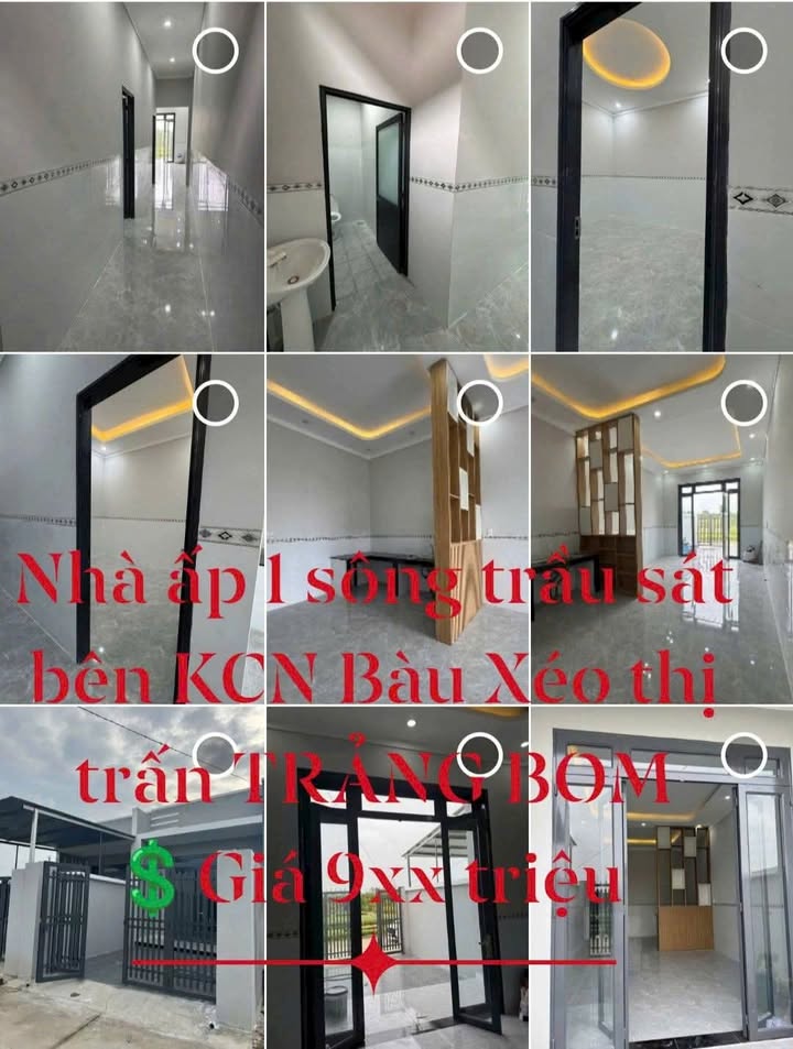 Nhà bán gấp ấp 1 Sông Trầu, Trảng Bom 93m² giá chỉ 900 triệu - Sẵn sàng đón Tết!