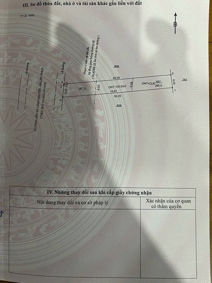 FrontHouse mặt tiền DH619, Xã Long Nguyên, 300m² giá 1.2 tỷ - Bán gấp trước Tết!