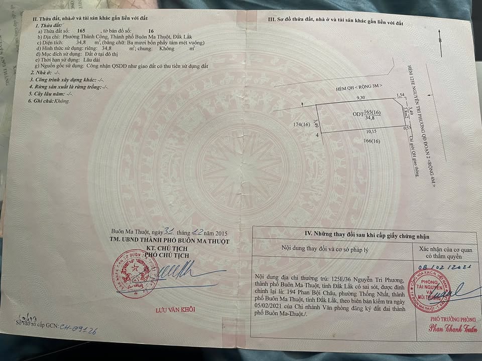 Nhà 2 mặt tiền Trương Công Định, Buôn Ma Thuột 37m² giá chỉ 1.8 tỷ - Cơ hội hiếm có!