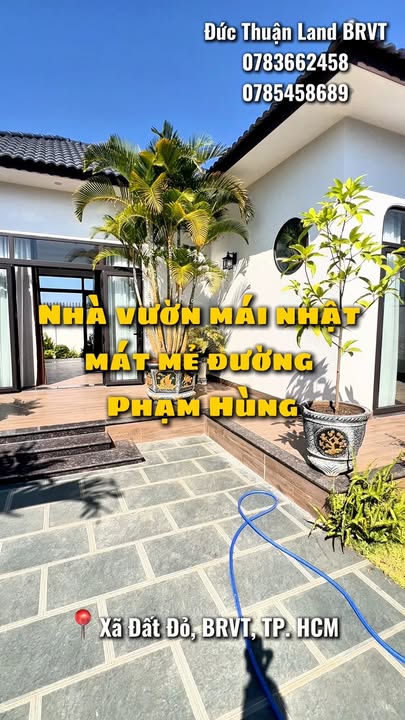 Nhà vườn mái Nhật Đất Đỏ 312m² giá 2.85 tỷ - Đầu tư nghỉ dưỡng lý tưởng!