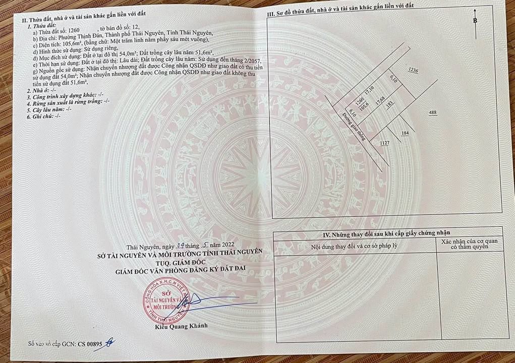 Đất Liền Kề Tổ 02, Xã Quyết Thắng 106m² giá 2 tỷ - Cơ hội đầu tư hấp dẫn!