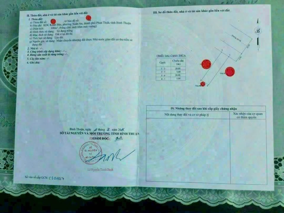 Đất thổ cư 100m² tại Đại lộ Nguyễn Văn Linh, Hàm Thắng - Cơ hội đầu tư hấp dẫn!