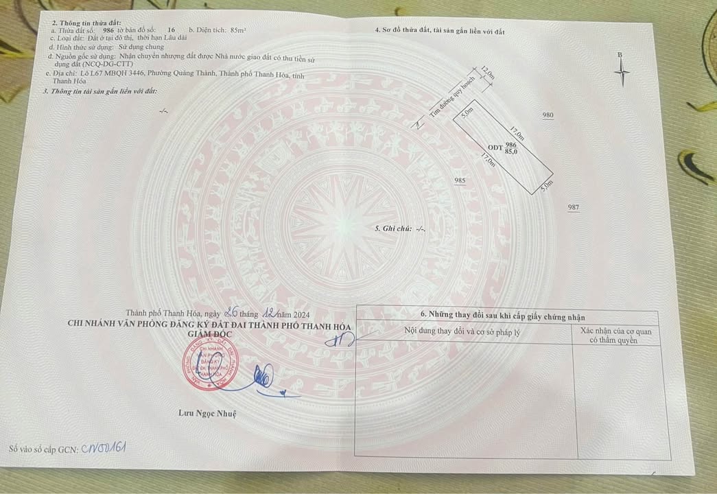 Lô đất ngay cổng AeonMall Thanh Hóa 85m² giá tốt - Cần bán gấp trước Tết!