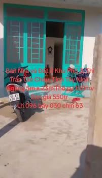 Nhà đất Khu phố 3 Thị trấn Tân Châu 115m² giá 550 triệu - Sổ hồng đầy đủ