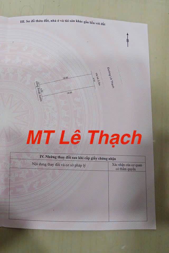 Đất Mặt Tiền Đường Lê Thạch, 87m², Giá 6 tỷ - Cơ Hội Đầu Tư Hiếm Có!