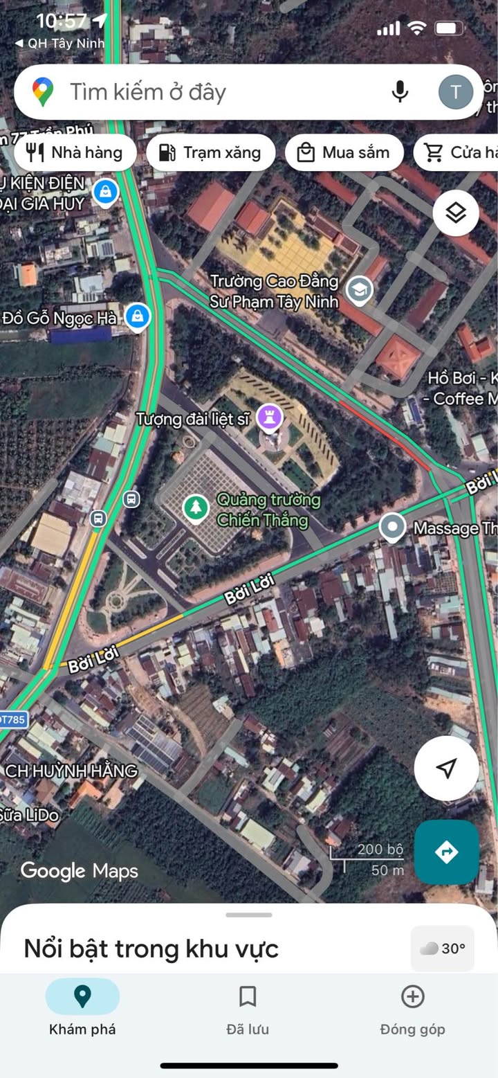 Đất mặt tiền Bời Lời, TP. Tây Ninh 170m² giá 4 tỷ - Cơ hội đầu tư hiếm có!