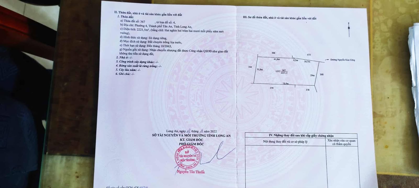 Đất nông nghiệp 5000m² tại phường Long An, giá chỉ 15 tỷ - Tiềm năng đầu tư lớn!