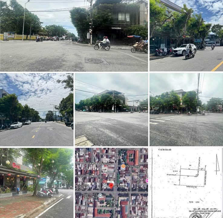 Nhà 04 Tầng Căn Góc 02 Mặt Tiền Đào Tấn & Đặng Huy Trứ, TP. Huế - DT 201m² - Kinh Doanh Sầm Uất!