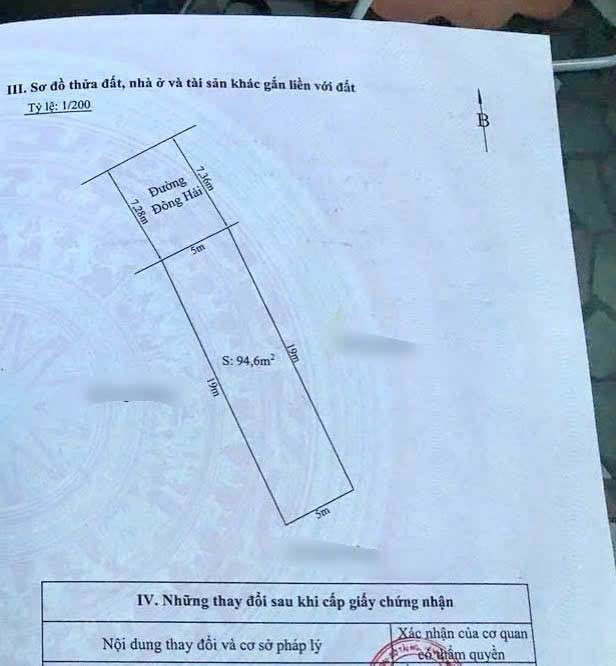 Đất mặt đường Đông Hải 2, Hải An, 95m² giá 4.275 tỷ - Cơ hội đầu tư tuyệt vời!