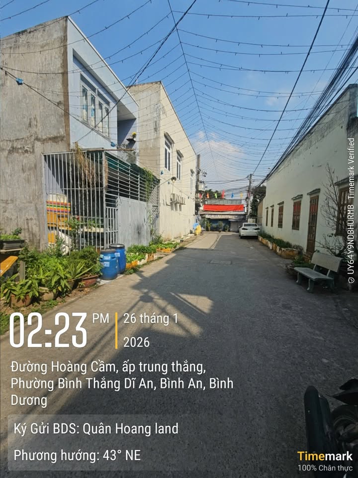 Đất nền gần Chợ Bình An, Dĩ An, Bình Dương - Giá 3.45 tỷ - Sổ hồng riêng!