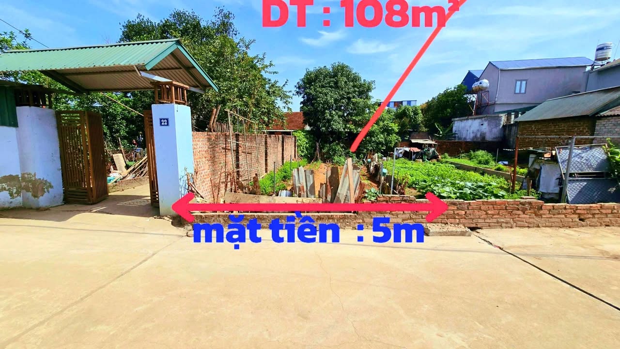 Lô đất đầu tư Thạch Hoà 108m² giá 3 tỷ - Cơ hội sinh lời hấp dẫn!