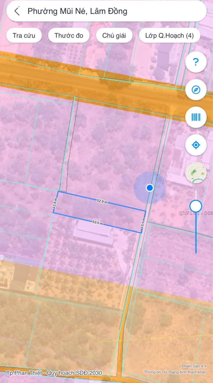 Đất thổ cư 613m² tại Mũi Né - Giá chỉ 1.55 tỷ - Pháp lý rõ ràng!