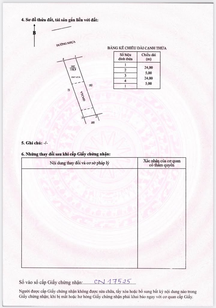 Đất thổ cư đường nhựa Tân Hội – Phước Hưng 119m² giá 1.91 tỷ - Sổ hồng riêng chính chủ!