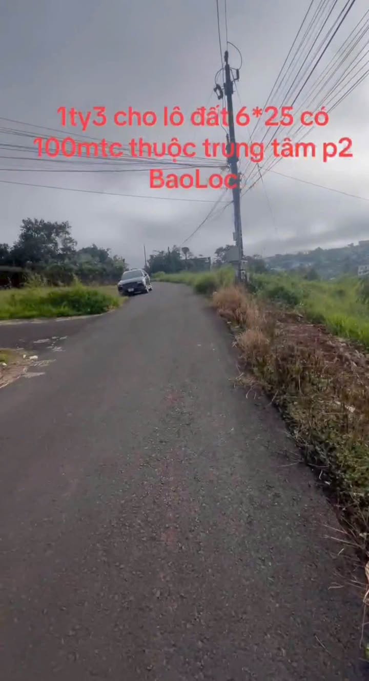 Đất nền Bảo Lộc 159m² giá 1.3 tỷ - Sổ hồng chính chủ!