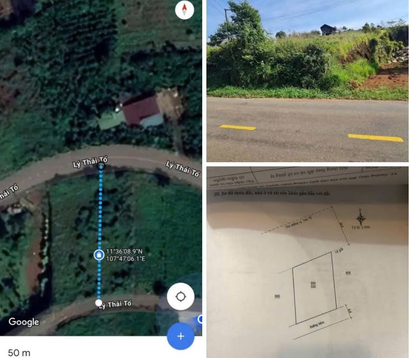 Đất nền mặt tiền đường Lý Thái Tổ, Đạm Bri, 540m² giá 3.5 tỷ - Cơ hội đầu tư hấp dẫn!