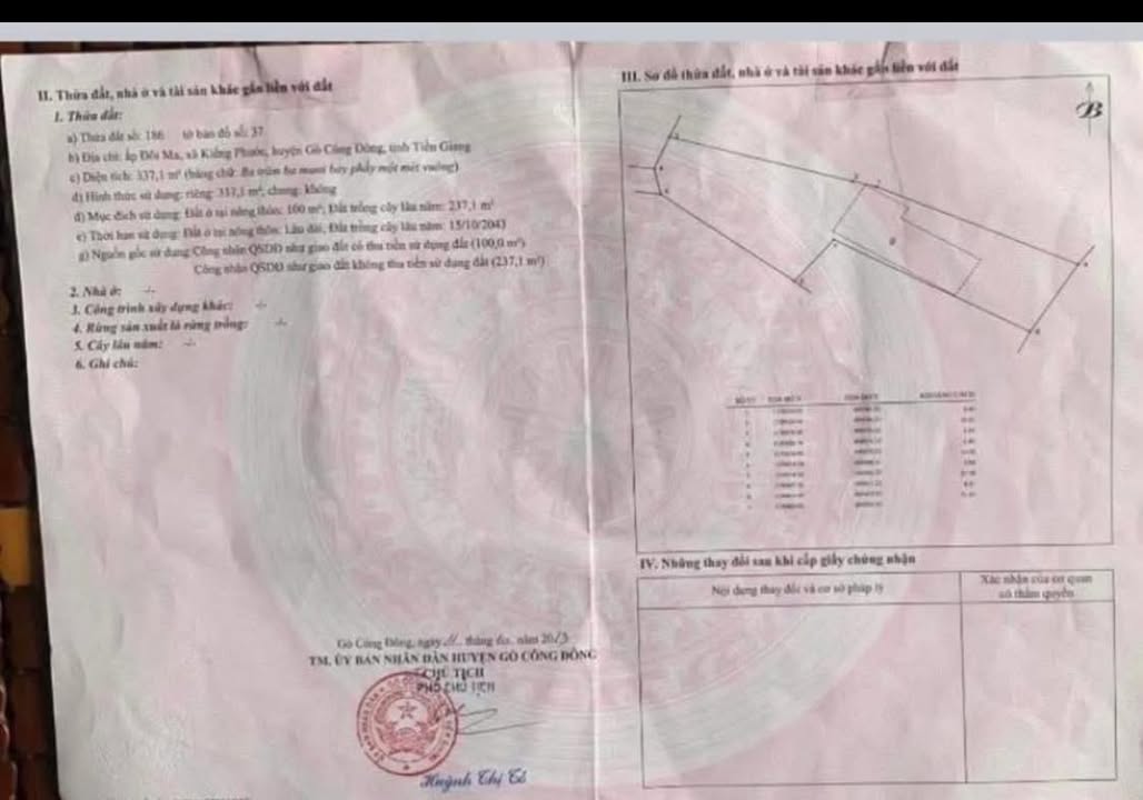 Nhà mặt tiền DT871 Xã Gia Thuận 337m² giá 1.8 tỷ - Sẵn sàng vào ở ngay!