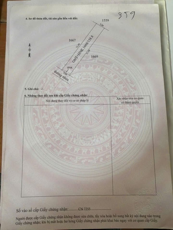 Đất thổ cư 155m² mặt tiền đường Nam Bến Sỏi, Châu Thành - Giá chỉ 359 triệu!