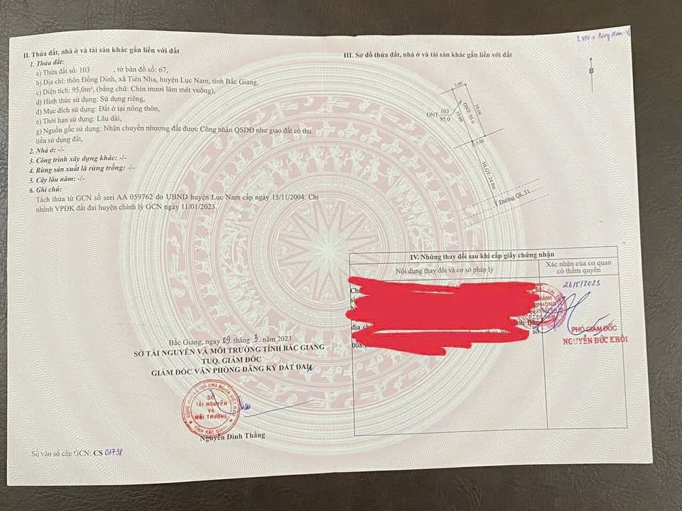 FrontHouse Quốc lộ 31, Xã Tiên Nha, 95m² giá 2 tỷ - Đầu tư sinh lời ngay!