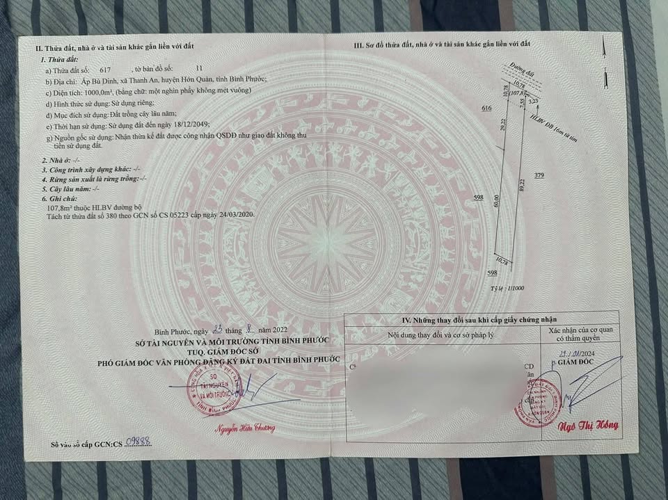 Đất nền Hóc Môn 1000m² giá 400 triệu - Đường nhựa rộng 32m