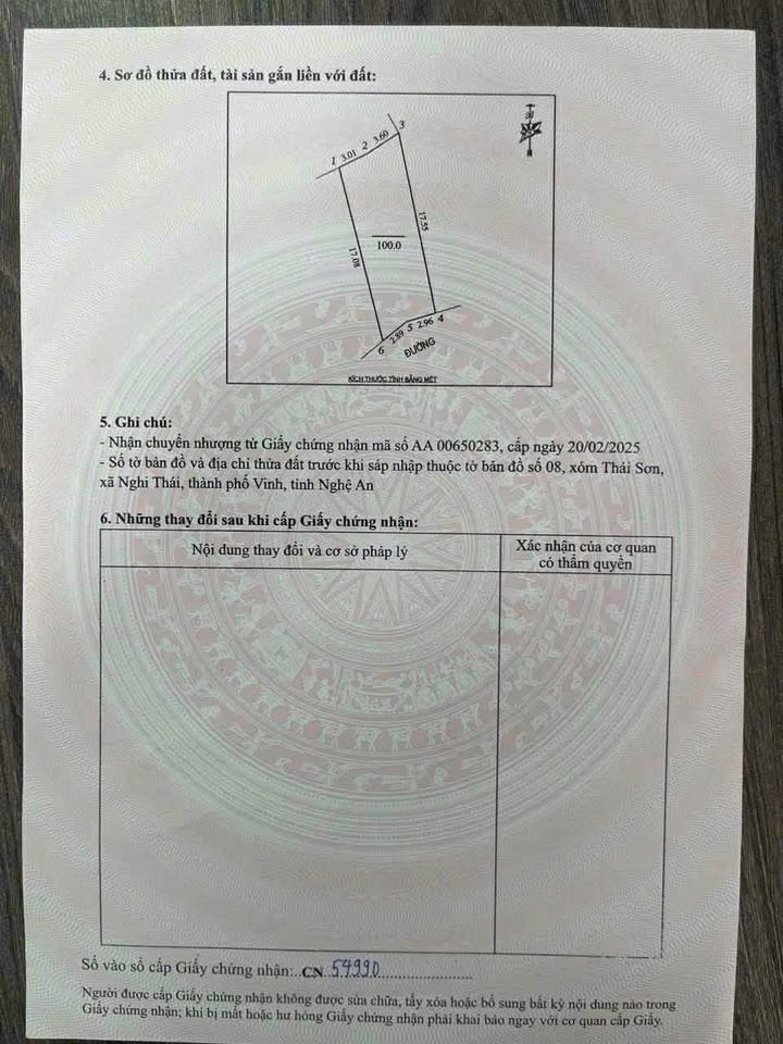 Đất nền xóm Thái Sơn, Nghi Thái 100m² giá 1.73 tỷ - Đầu tư sinh lời ngay!