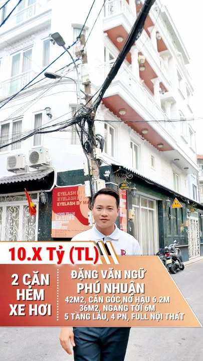 Nhà phố hẻm xe hơi Đặng Văn Ngữ, Quận Phú Nhuận 42m² - Xây mới full nội thất!