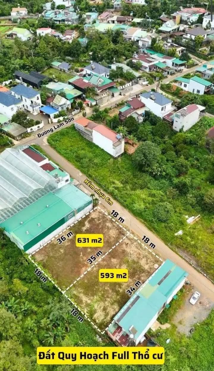 Đất nền Hẻm Lam Sơn, Bảo Lộc 648m² giá 11 tỷ - Vị trí thuận lợi, đầu tư sinh lời!