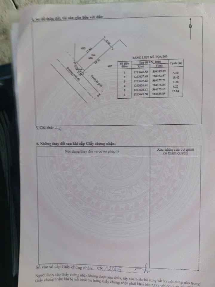 Đất thổ cư xã Tân Phú Trung, huyện Củ Chi 110m² giá 1 tỷ - Xây dựng tự do!