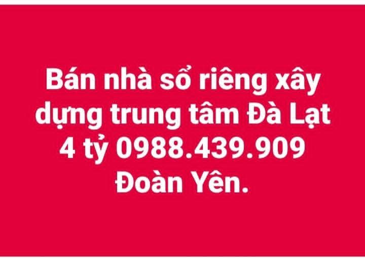 Nhà 2 tầng Phường 6 Đà Lạt 75m² giá 4 tỷ - Sổ hồng riêng chính chủ!