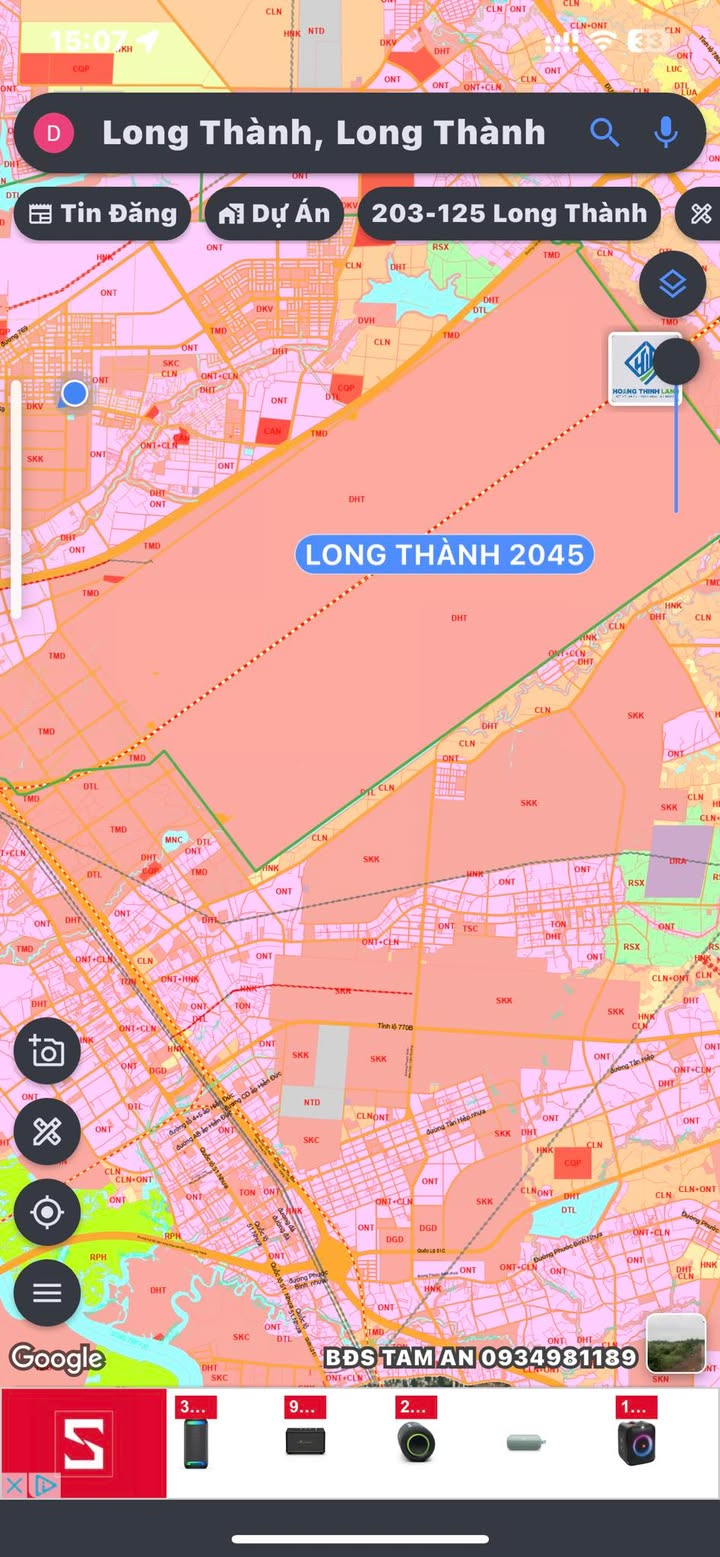 Đất nền 2600m² mặt tiền Quốc lộ 51, Nhơn Trạch - Đầu tư sinh lời lý tưởng!