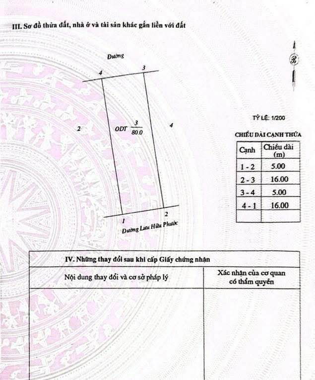 Bán lô đất mặt đường Lưu Hữu Phước, Nam Định 80m² - Vị trí đắc địa kinh doanh!