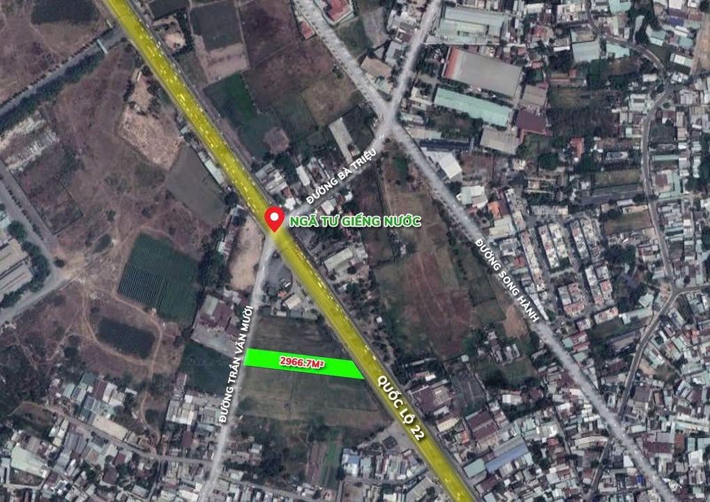 Đất nền Hóc Môn 3000m² giá 45 tỷ - Sổ đỏ chính chủ, mặt tiền Quốc lộ 22!