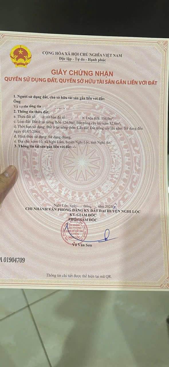 Đất mặt đường QL48E, Nghi Lộc, 156m² giá 2.98 tỷ - Kinh doanh sầm uất!