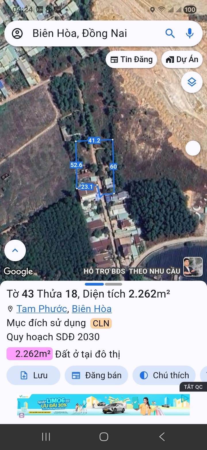 Đất nền Phường Tam Phước 110m² giá 450 triệu - Cơ hội đầu tư tuyệt vời!