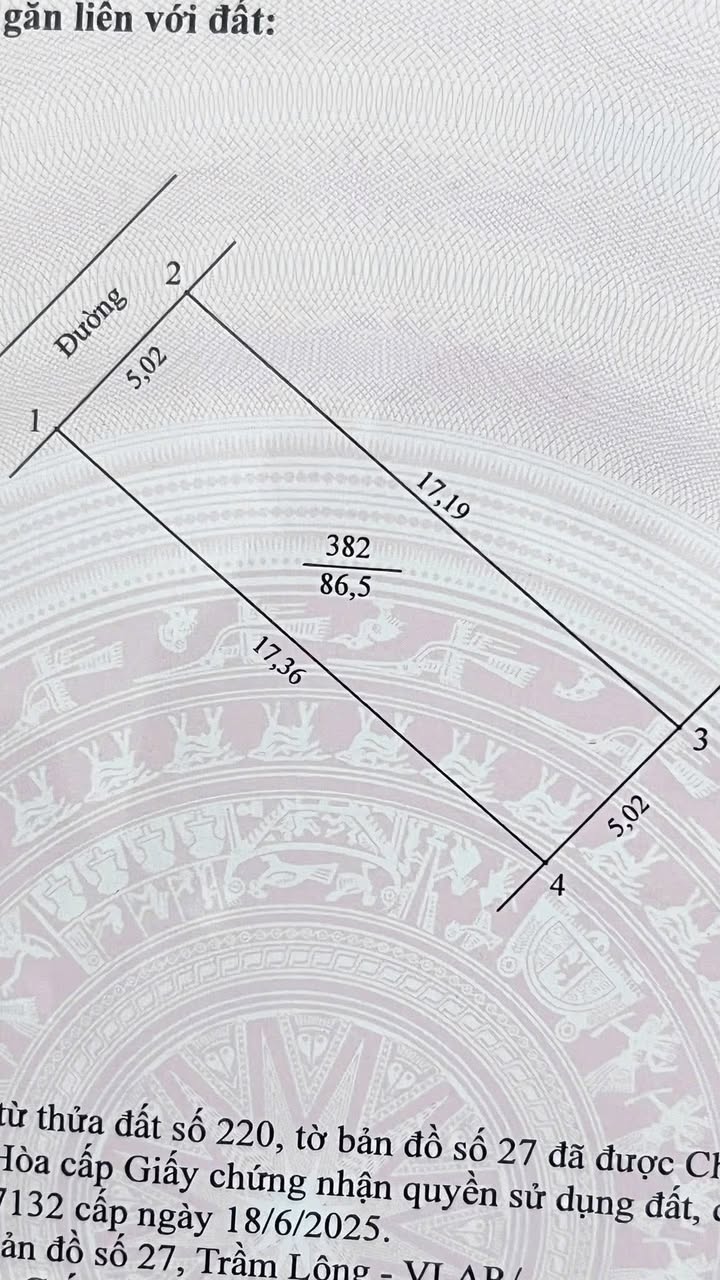 Lô đất 86.5m² tại xã Trầm Lộng, huyện Ứng Hòa - Giá chỉ 1.6 tỷ - Cơ hội đầu tư tuyệt vời!