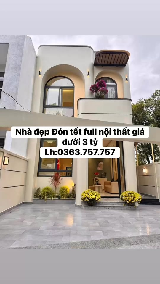 Nhà 2 tầng Hoài Thanh Hillside 106m² giá 2.98 tỷ - Thiết kế hiện đại, Wabi Sabi