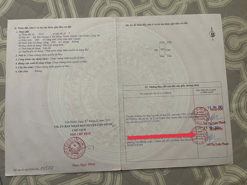 Đất thổ cư 200m² tại Ấp Tân Quang 2, Long An chỉ 720 triệu - Xây dựng tự do!