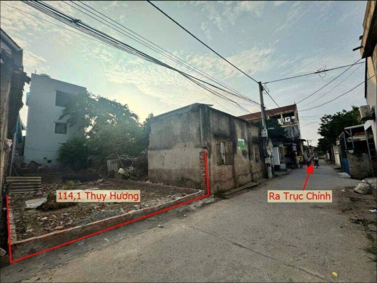 Đất thổ cư Thụy Hương, Huyện Chương Mỹ 114,1m² - Vị trí đẹp, dễ xây dựng!